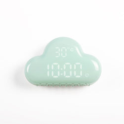 "AlarmClock Cloud MUID - Digital Alarm Clock with LED Display, Adjustable Brightness, and Temperature"

